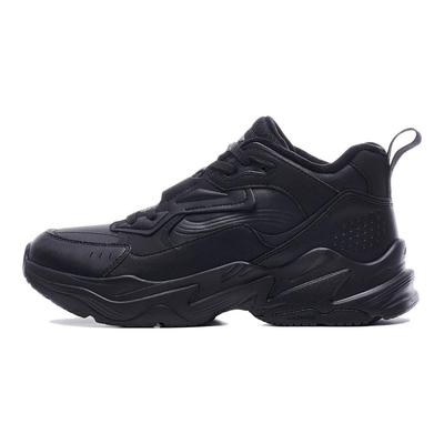 Defender Non-Slip Wear-Resistant Mid-Top Casual Shoes Men Shoes Black AGLT127-1