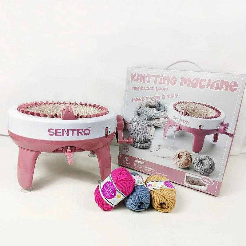 Dětská DIY ruční pletací hračka Vlněný stroj 48 jehel Kulatý válec Řemeslná sada Pro děti Pletací zábava a kreativita Skvělý dárek pro začátečníky
