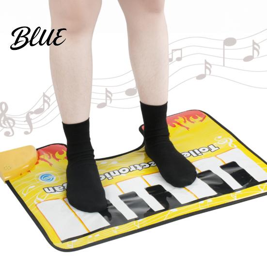 Toilet Piano Mat with Anti-Slip Backing Waterproof Auto-Off Electronic Keyboard Mat Toe Tapping Floor Musical for Bathroom