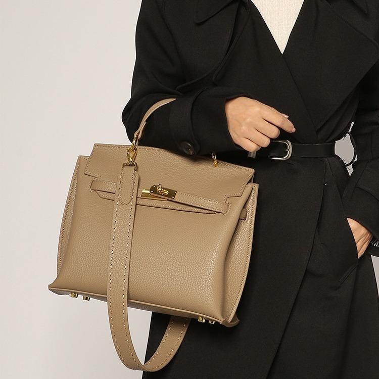 High-end Single-shoulder Bag with A High-quality Hand-carry and Crossbody Kelly Bag