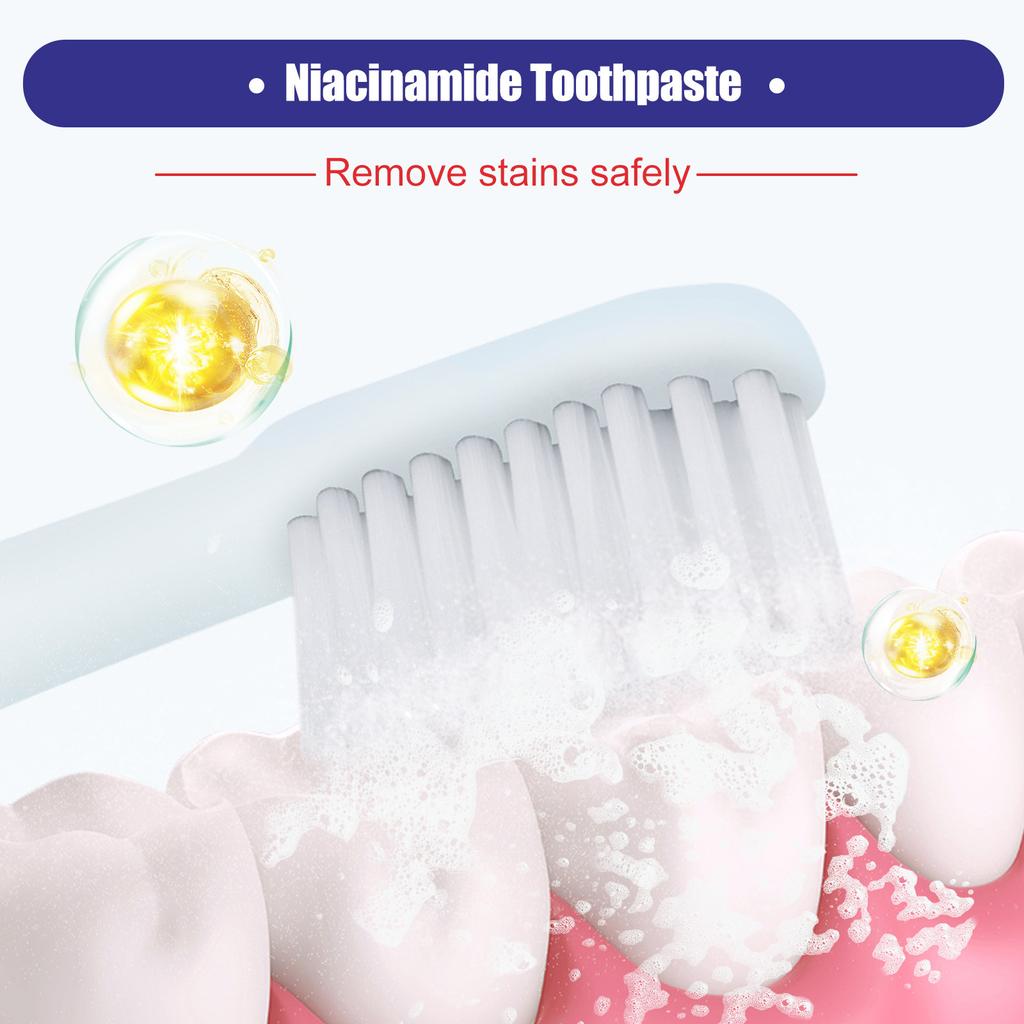 EELHOE Teeth Cleansing Whitening Mousse Deep Cleaning Toothpaste Foam Toothpaste Removes Stains Fresh Breath Dental Care Tools 100g
