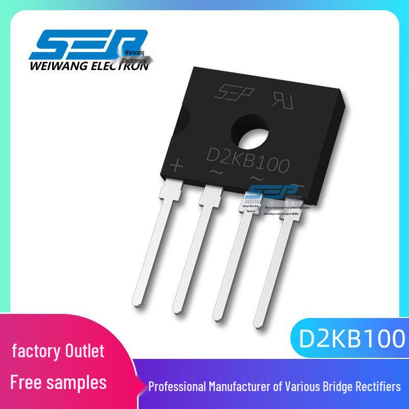 SEP 1000V 2A Bridge Rectifier D2KB100