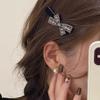 New Rhinestone Bow Hair Clips 6 Cm Hair Pin Curl Clips No Bending Hair Clips for Hair Styling Make-Up Girls Hair Styling DIY