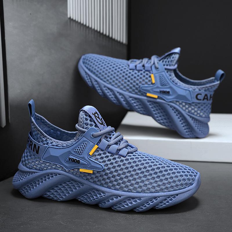 Neue Mode Herren Frühling und Sommer Low Top Bequeme Schuhe Atmungsaktive Freizeitsneaker