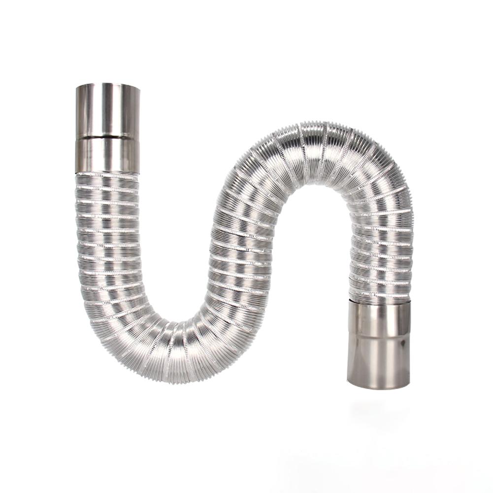 Efficient Exhaust Pipe for Gas Water Heater Adjustable Length from 0 65 to 1 5 Meters with Robust Construction