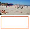 26.3' X 52.6' Beach Volleyball Lines for Sand 2.5inch Wide Boundary Lines with Sand Bag for Outdoor Sand Backyard Grass