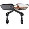 Rearview Bicycles Looking Glass Set Revolving Safe Rearview Looking Glass Accessories for Mountainous Region Bike