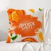 Poszewka na poduszkę Aperol Spritz Naturalny Len Zestaw poszewek na poduszki Poszewka dekoracyjna AllinOne na sofę sypialnię krzesło