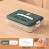 Large Capacity Multi-layer Handheld Transparent Plastic Food Storage Box for Dumplings