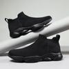 2024 New Shoes for Man Spring Summer Breathable Knit Casual Sport Sock Shoes Youth Cool Slip-on Loafers Big Size