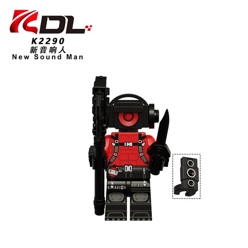 Skibidi Toilet MOC Abstract Robot Building Blocks Compatible With LEGO Monitor TV Man Delicate Figures Mini Model Bricks Toys