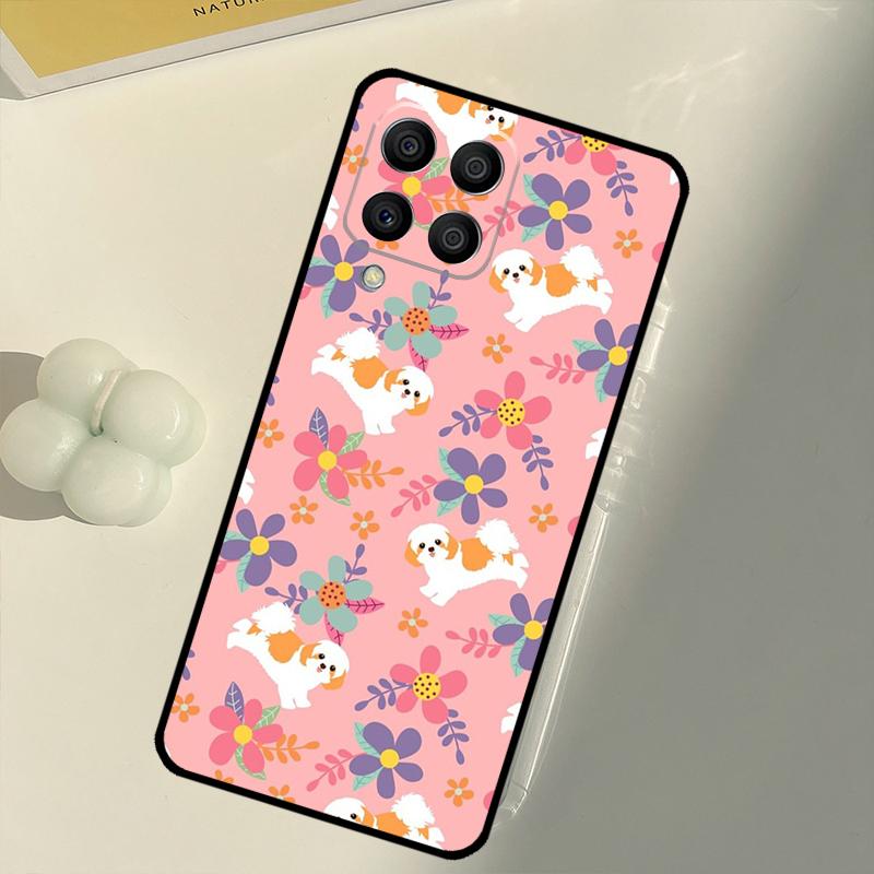 Cartoon Shih Tzu Dog For Samsung Galaxy M54 M21 M33 M53 M13 M12 M32 M52 M11 M31 M35 M55 M15 M14 M34 M06 M16 Case