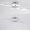 12W Modern LED Ceiling Lamp Wave Shape Ceiling Light for Bedroom Kitchen Living Room Decor