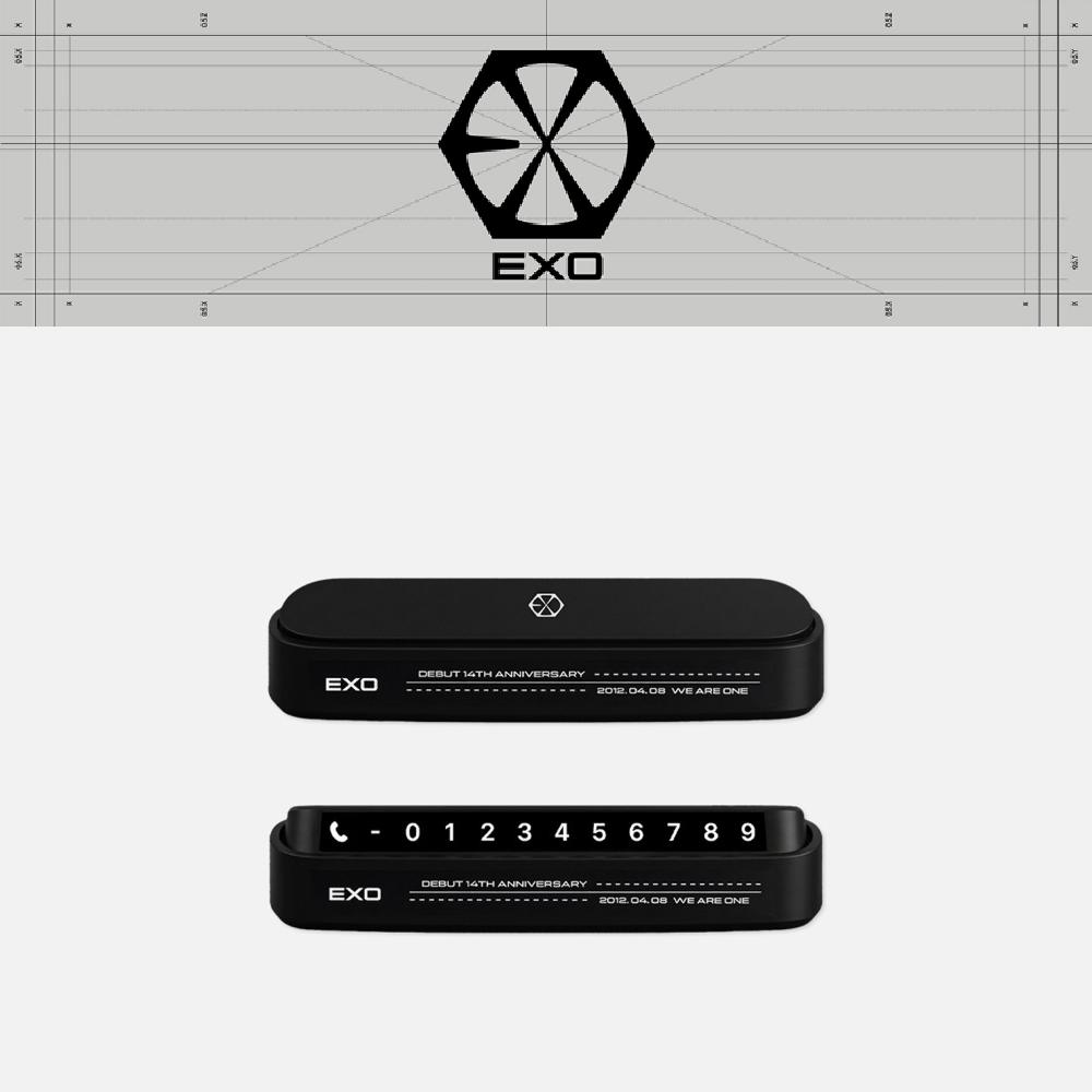 Предзаказ парковочной таблички EXO к 14-летию