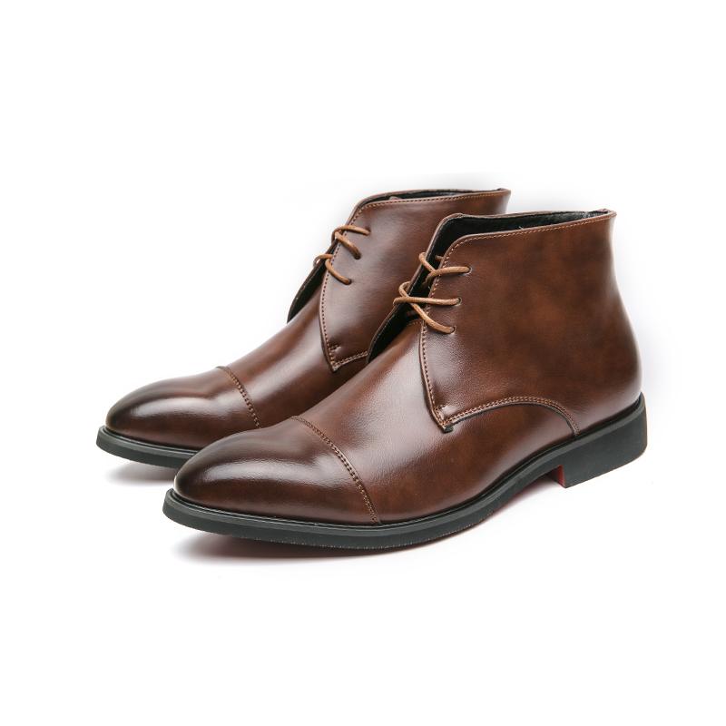 Fashion Leather boots For Man Genuine Leather Big Size boots High Quality Designer Formal boots Casual boots Fashion Business