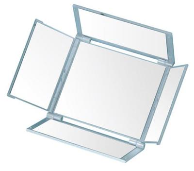 Specchio argento metallizzato Tutto tondo (Specchio a 5 lati) HA-5