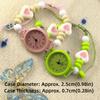 New Dopamine Bracelet Watch Beaded Adjustable Star Heart Chain Watch Pendant Quartz Watch Women Girls