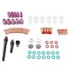 Welding Gun Accessories Ceramic Nozzles Electrode Clip Glass Connector Kit Cutter Torch Consumables