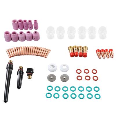 Welding Gun Accessories Ceramic Nozzles Electrode Clip Glass Connector Kit Cutter Torch Consumables