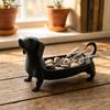 Solid Color Dachshund Storage Tray 3D Printed Sausage Dog Planter  Room Aesthetic