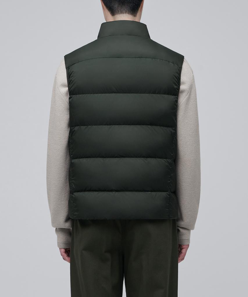 Musinsa Standard High-Neck Light Down Vest [Khaki]