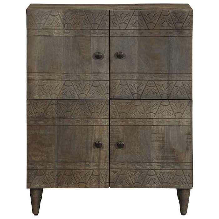VidaXL Buffet 60x33x75 cm Bois massif de manguier, armoire de rangement, meuble de rangement de cuisine, armoire de 4017818
