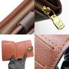 Used LOUIS VUITTON Bifold Wallet Compact zip M61667 Monogram Brown Accessory
