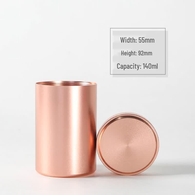 Portable Mini Aluminum Alloy Tea Caddy