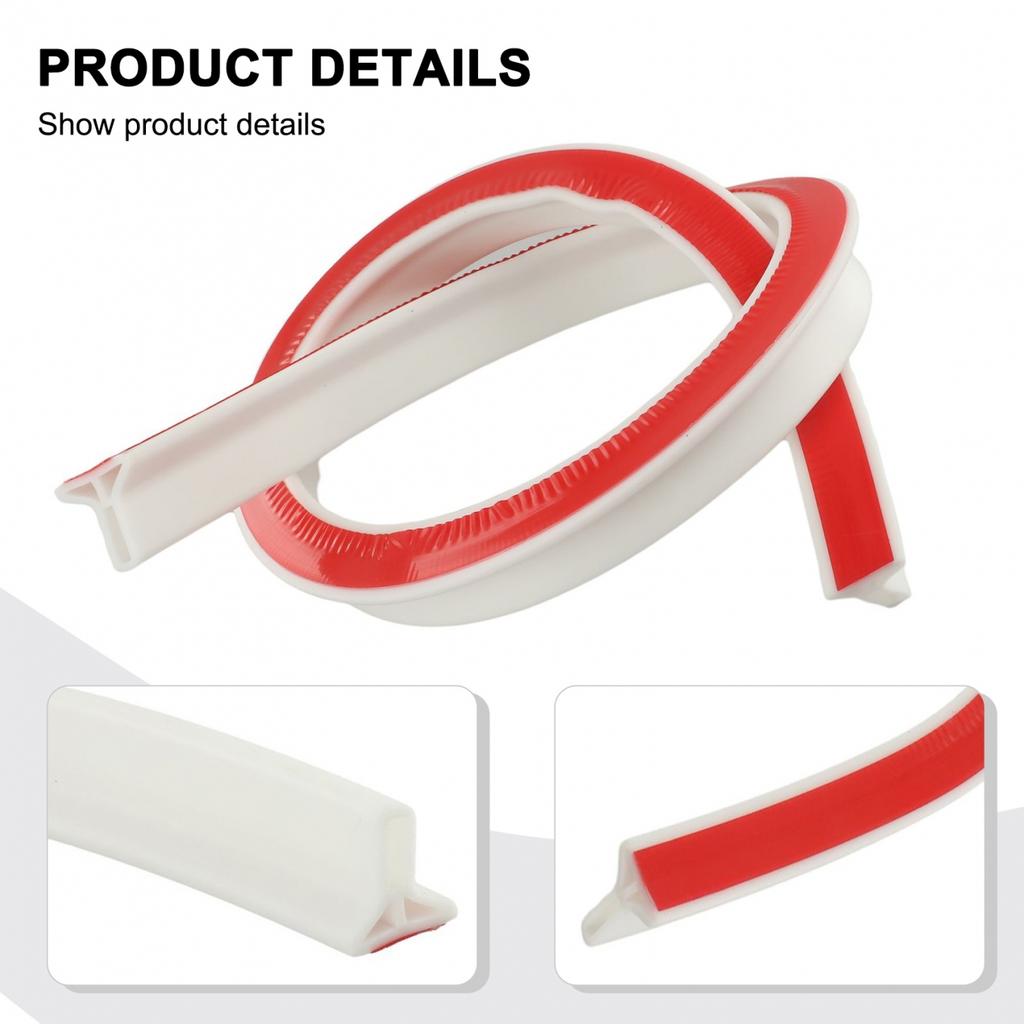 50-300cm Rubber Silicone Shower Barrier Water Stopper Bathroom Waterproof Strip