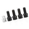 M14 * 1.5MM Black Steel Wheel Bolt & Lock Lug Nut Set with Key for Car Repair and Maintenance