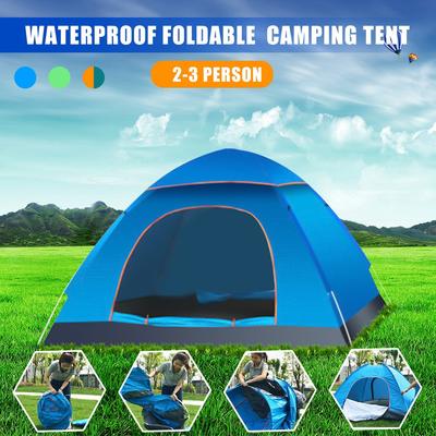 Yürüyüş Kamp Plaj Seyahat Anında Pop Up Anti Sunsher Çadır Su Geçirmez Açık Katlanabilir Çadır 200 x 150 x 110 cm