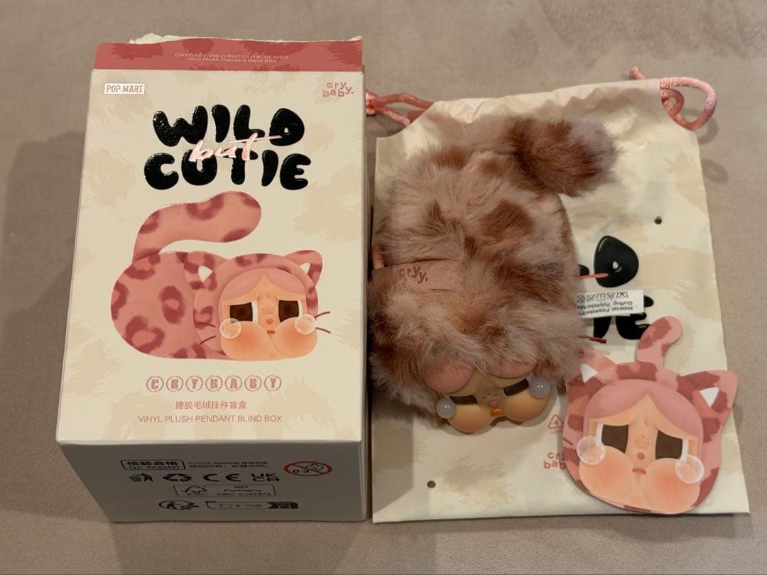

[Б/У] POPMART CRYBABY WildButCutieВинтажный розовый