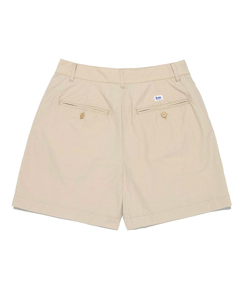 LEE Women'S Nylon Stitch Shorts Beige