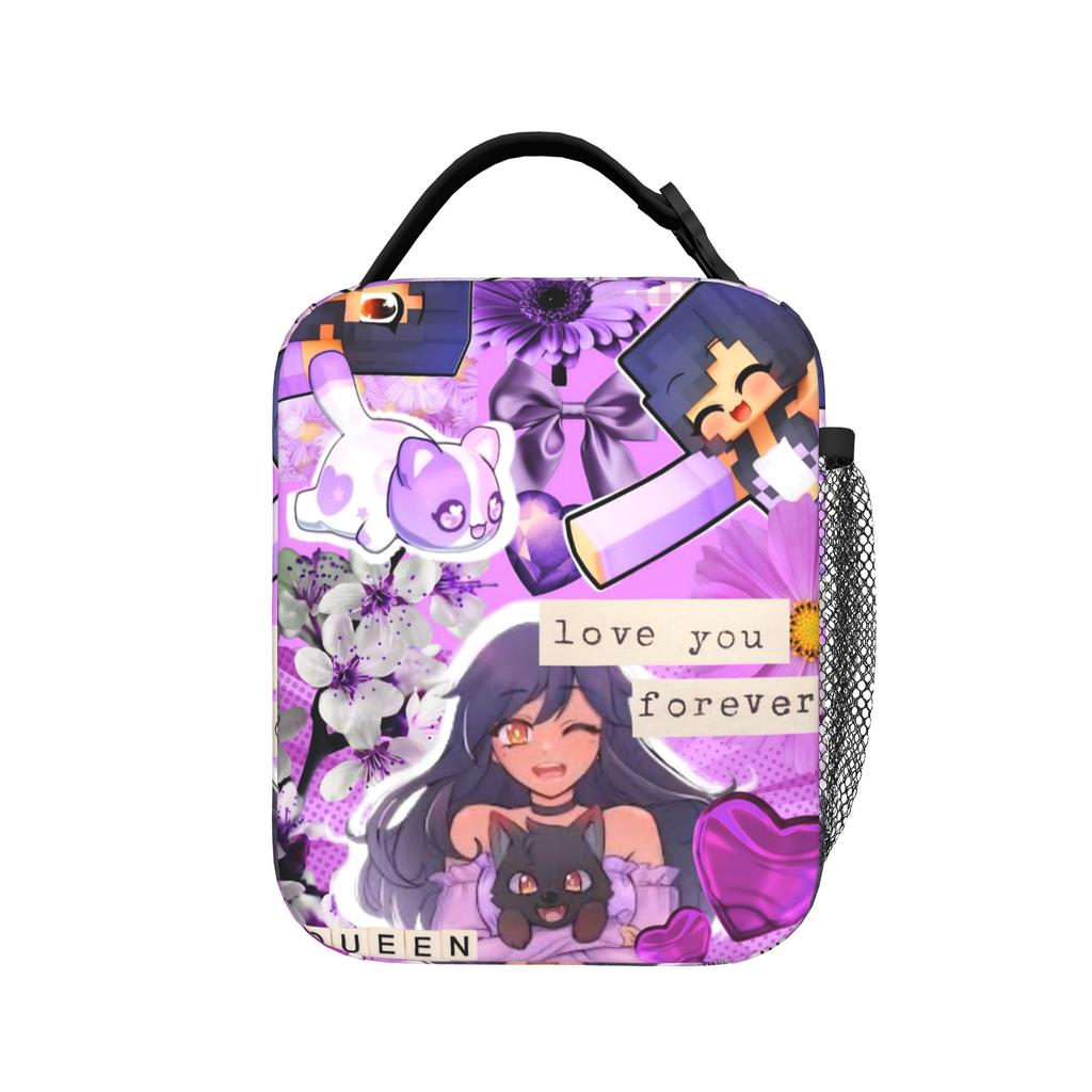 Insulated Lunch Bag A-Aphmau Cartoon Merch Storage Food Box New Thermal Cooler Lunch Box For Picnic