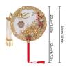 Handheld Bride Group Fan Hand Embroidered Fan  for Bride Wedding Xiuhe Dress Hanfu Accessory