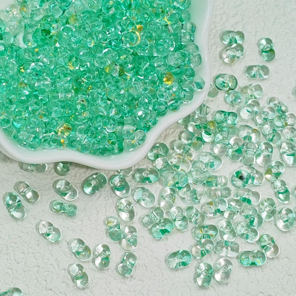 3x6mm Peanut Glass Rice Beads for DIY Jewelry Making: Loose Beads for Bracelets and Necklaces.