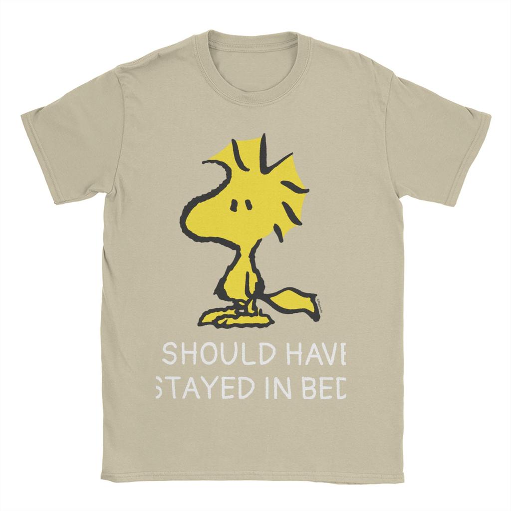 Peanuts Snoopy's Friend Woodstock Tee Shirt for Men Women Fashion T Shirts  Cotton Clothes