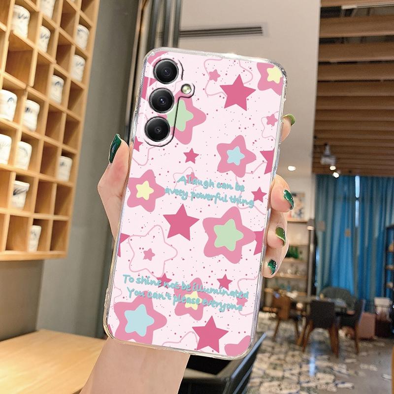 

Мягкий прозрачный силиконовый чехол с рисунком в виде сердца для Samsung A55 A35 M35 M34 S24 Xiaomi Redmi Note 13 Pro 13C Poco M6 Camera противоударный защитный чехол Samsung Galaxy A11