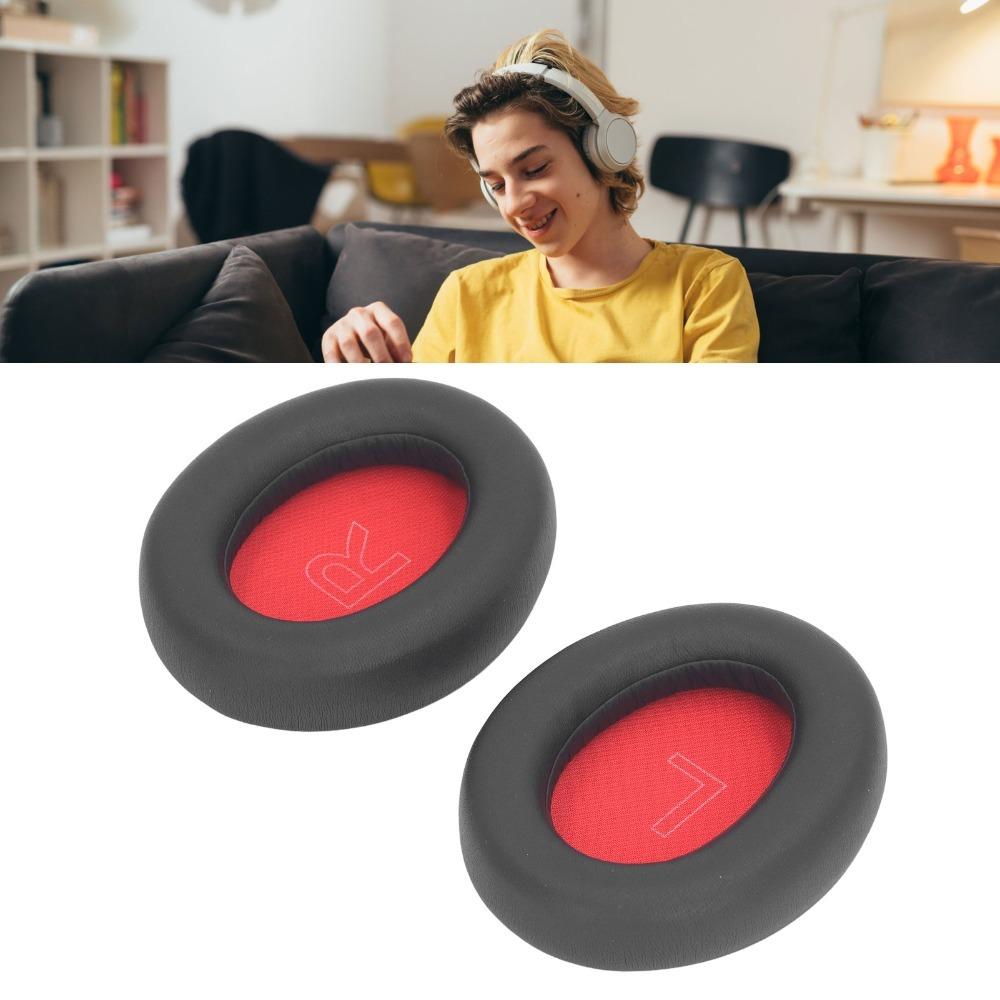 2PCS Protein Leather Replacement Ear Pads for Anker Soundcore Life Q10 Life 2 NEO Sound Equipment