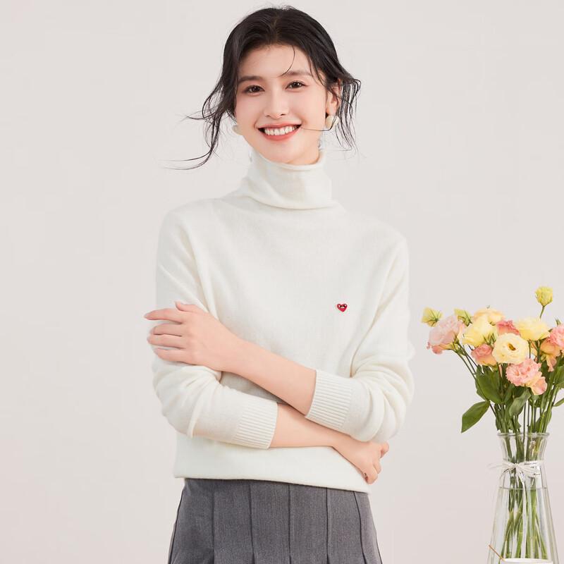 

Jinjuan Women s 2025 Autumn Wool Turtleneck Sweater L