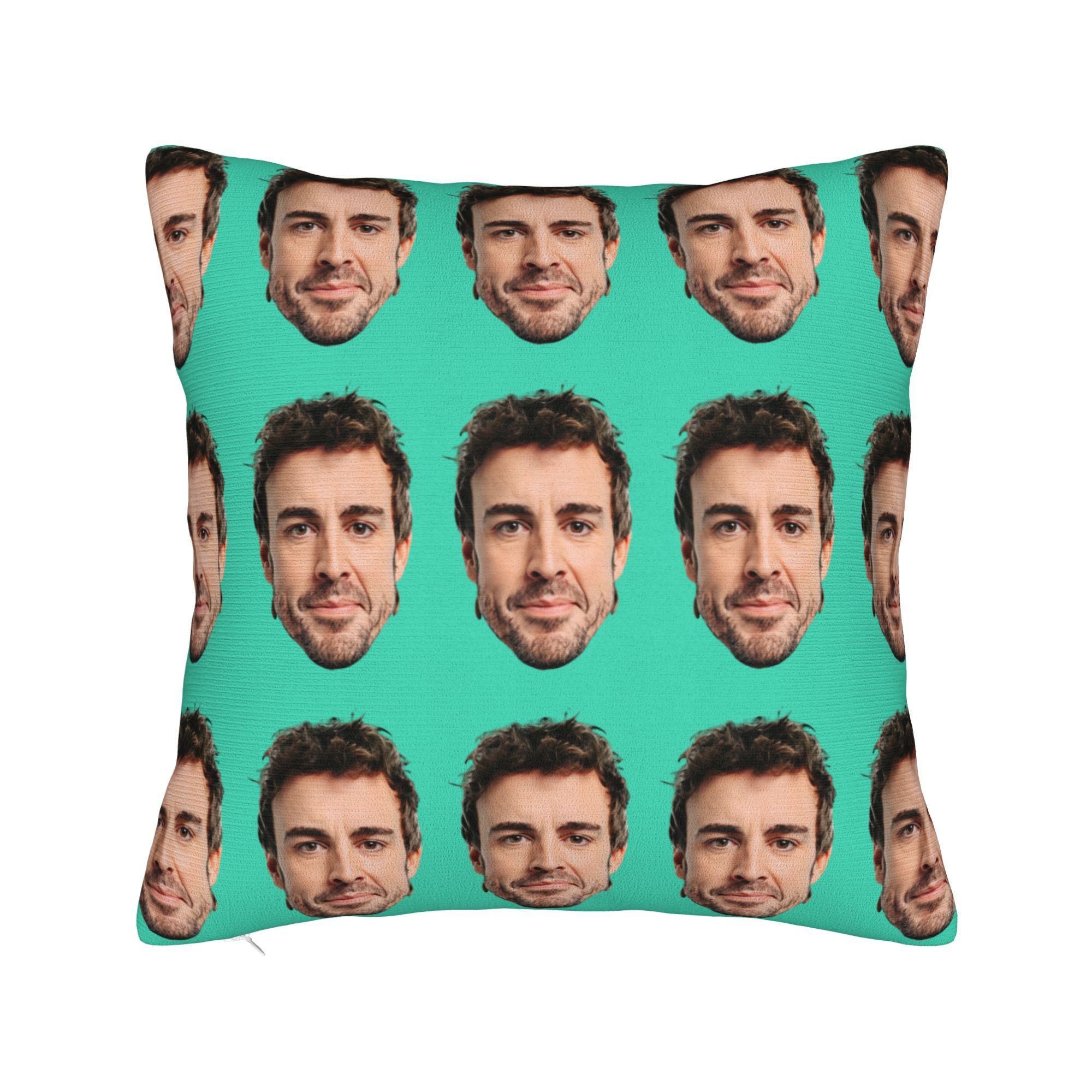 

Fernandos Alonsos Pillow Cover Soft Cushion Cover Funny Pillow Case For Sofa Home Decor 12x12Inch
