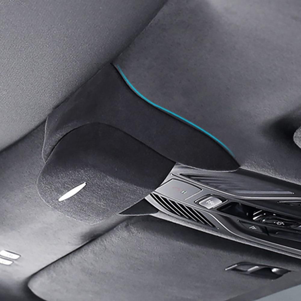 Glasses Holder Automobile Sunglasses Storage Case for Geely Monjaro L Flocking
