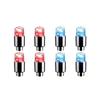 2/4PCS Colorful LED Wheel Valve Lights Motorcycles Bicycles Car Wheel Tire Valve Caps Universal Dustproof Bicycle Valve Cover Valve Stems 1