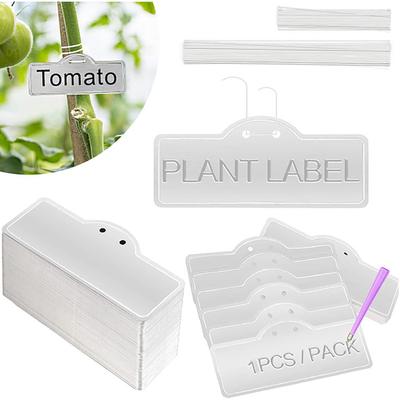 50/100pcs Aluminum Plant Labels Waterproof Writable Soft Plant Tag for Outdoor Garden Flower Vegetable Mark Signage Supplies