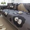 Cartoon Summer Ice Silk Sofa Cushion New Summer Sleeping Mat Non-Slip Seat Cushions Leather Sofa Cover Towel