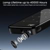 Mini DLP Pocket Projector VIVICINE P09-II, Android 14, 200 Lumens, Built-in 4000mAh Battery