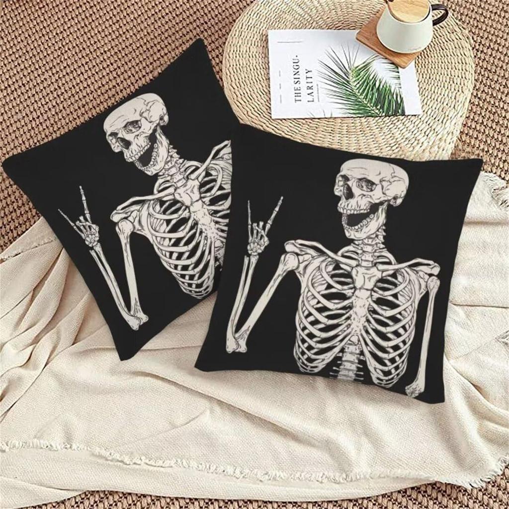 Halloween Pillow Cover Specter  Print Pillow Living Room Sofa Cushion Bedside Pillow Cover