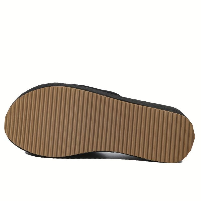 Stylish Comfortable Leopard Print Wedge Sandals - Women's Slip-On Platform Heels with Bowknot