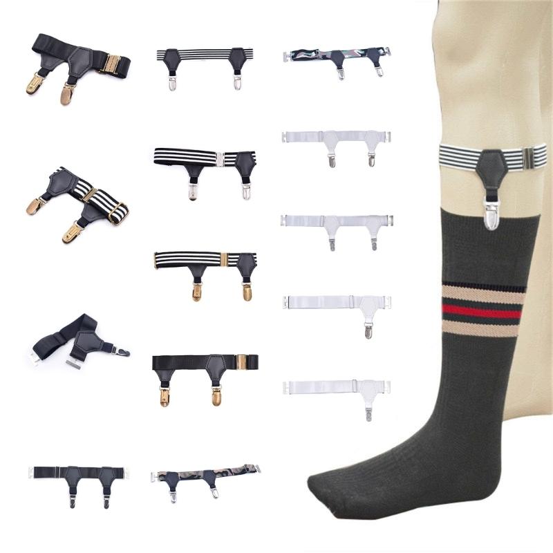Mannen Vrouwen Sok Kousbanden Bandjes voor Werk, Feestelijke, Casual Shirt Jurk Houder Nabij Kousband Clip Accessoires
