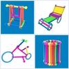 DIY  Building Blocks Smart Building Block Stick Set Children's Puzzle Assembling and Inserting Diy Toy Magic Wand